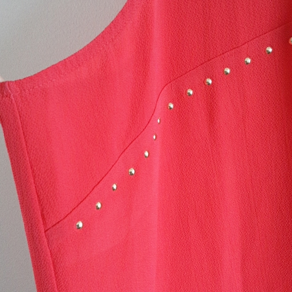 Michael Kors Sleeveless Riveted Top,SZ Lg, EUC - Picture 7 of 15